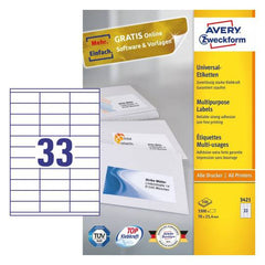 Multipurpose General Use Labels with Ultra Grip 70 x 25.4 mm A4 - Al Masam Stationery LLC