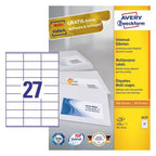 Multipurpose General Use Labels with Ultra Grip 70 x 32 mm A4 - Al Masam Stationery LLC