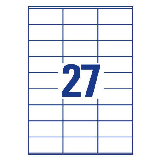 Multipurpose General Use Labels with Ultra Grip 70 x 32 mm A4 - Al Masam Stationery LLC