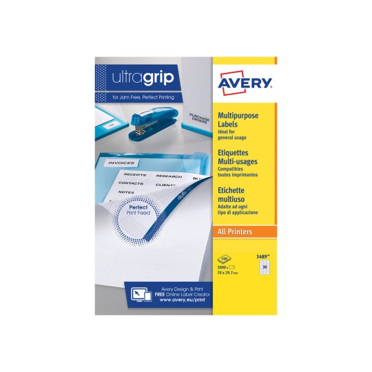 Multipurpose Labels General Use Labels 70 x 29.7 mm A4 - Al Masam Stationery LLC Main image