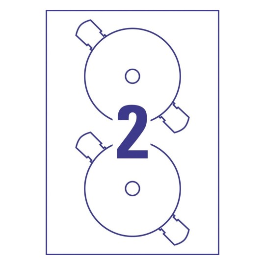 CD Labels Super Size 117 mm Secondary image