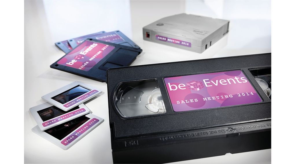 Disk labels 70 x 50.8 mm, inkjet, b / w laser, color laser, removable Secondary image