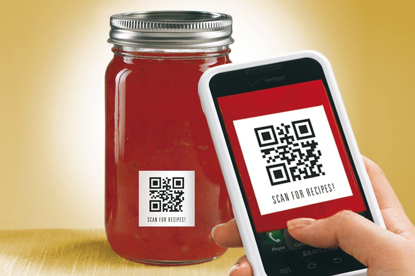 QR code labels 45 x 45 mm - Al Masam Stationery LLC