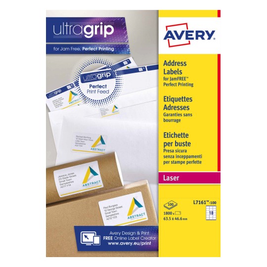 Address Labels 63.5 x 46.6 mm - Al Masam Stationery LLC Main image