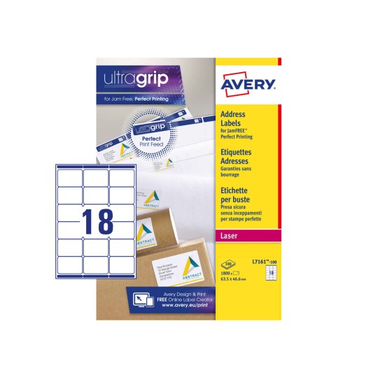 Address Labels 63.5 x 46.6 mm - Al Masam Stationery LLC