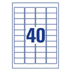 Address Labels45.7 x 25.4 mm, Colour Laser, B/W Laser, transparent - Al Masam Stationery LLC