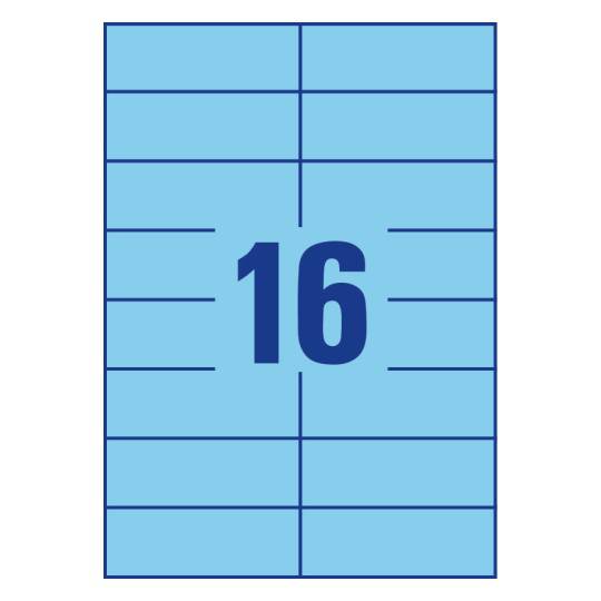 Avery Coloured labels105 x 37 mm - Al Masam Stationery LLC