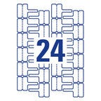 Cable markers 60 x 40 mm - Al Masam Stationery LLC