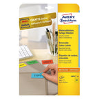Coloured labels 45.7 x 21.2 mm - Al Masam Stationery LLC
