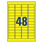 Coloured labels 45.7 x 21.2 mm - Al Masam Stationery LLC