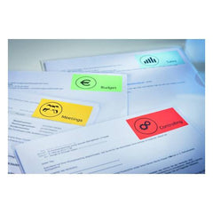 Coloured labels 70 x 37 mm Blue - Al Masam Stationery LLC