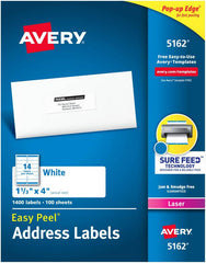 Easy Peel Address Labels 1 Inch x 2-5/8 Inch for Laser Printers - Al Masam Stationery LLC