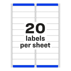 Easy Peel Address Labels 1 Inch x 4 Inch for Laser Printers - Al Masam Stationery LLC