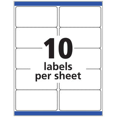 Easy Peel Address Labels Permanent Adhesive 1 Inch x 2-5/8 Inch for Laser Printers - Al Masam Stationery LLC