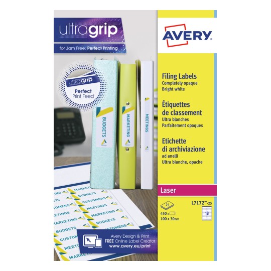 Filing Labels 100 x 30 mm - Al Masam Stationery LLC Main image