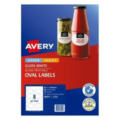 Glossy Clear Round Labels for Laser Printers - Clear - Al Masam Stationery LLC