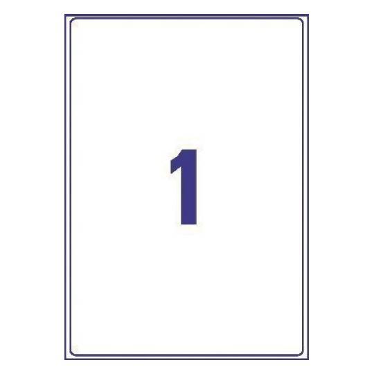 Glossy labels 210 x 297 mm - Al Masam Stationery LLC