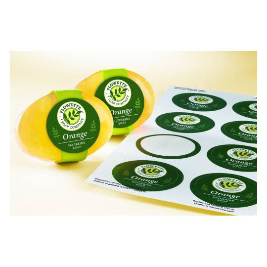 Glossy labels 63.5 x 42.3 mm - Al Masam Stationery LLC