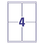 Glossy labels 99.1 x 139 mm - Al Masam Stationery LLC