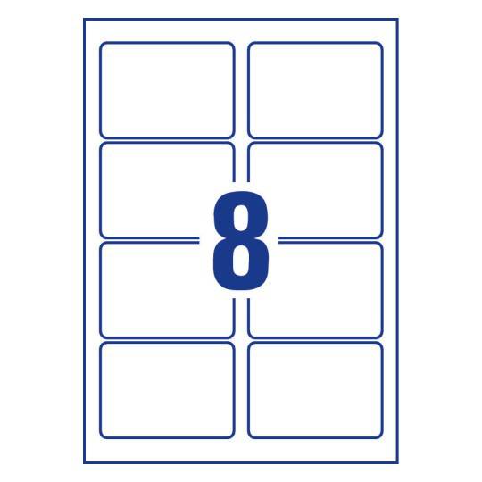 Glossy labels88.9 x 63.5 mm, Inkjet, high-gloss - Al Masam Stationery LLC