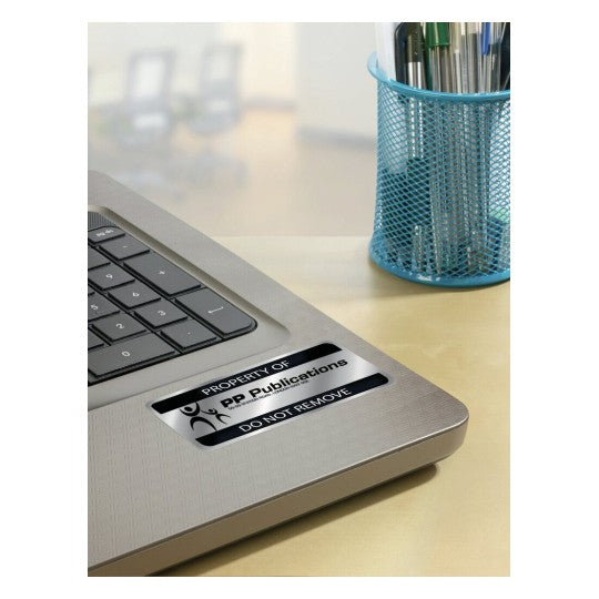 Heavy duty labels25.4 x 10 mm, B/W Laser, hard-wearing - Al Masam Stationery LLC