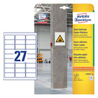 Highly Adhesive Paper Labels 63.5 x 29.6 mm - Al Masam Stationery LLC