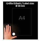 Avery Inspection plates 30 mm - (L7802-10) - Al Masam Stationery LLC