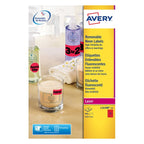 Labels in special Colours 63.5 mm Neon Red - Al Masam Stationery LLC