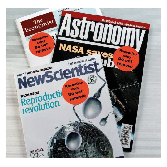 Labels in special Colours 63.5 mm Neon Red - Al Masam Stationery LLC