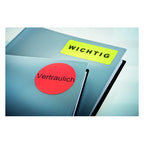 Labels in special Colours 63.5 x 29.6 mm Neon Red - Al Masam Stationery LLC