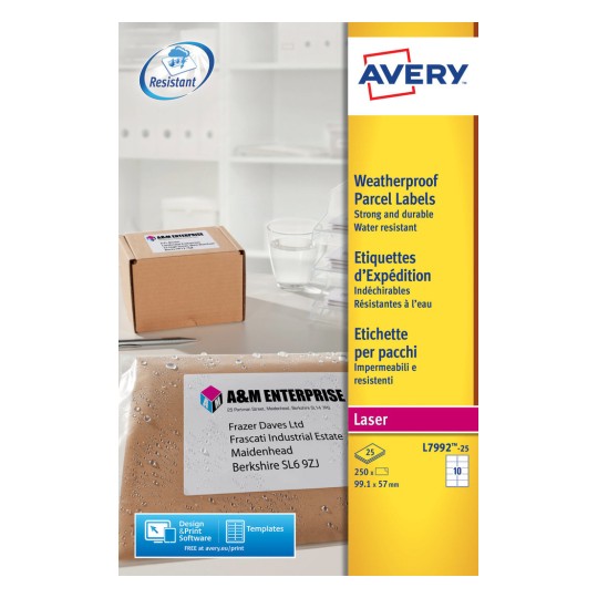 Mailing labels 99.1 x 57mm - Al Masam Stationery LLC Main image