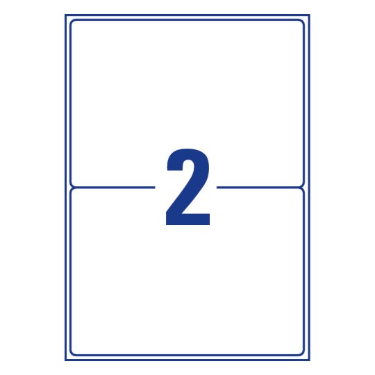 Multipurpose General Use Labels 199.6 x 143.5 mm - Al Masam Stationery LLC