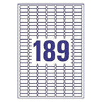 Multipurpose General Use Labels 25.4 x 10 mm - Al Masam Stationery LLC