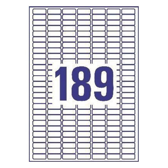 Multipurpose General Use Labels 25.4 x 10 mm - Al Masam Stationery LLC