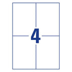 Multipurpose General Use Labels with Ultra Grip 105 x 148 mm A4 - Al Masam Stationery LLC