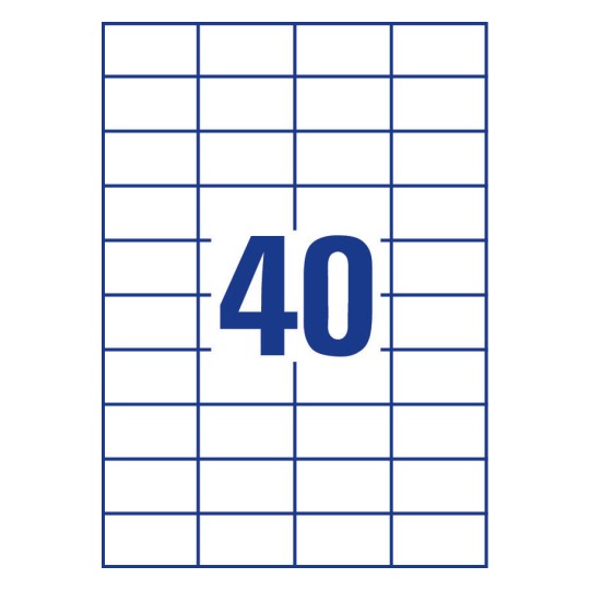 Multipurpose General Use Labels with Ultra Grip 52.5 x 29.7 mm A4 - Al Masam Stationery LLC