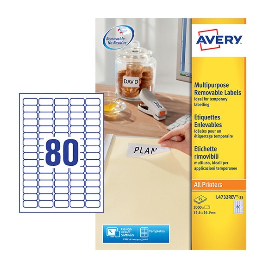 Multipurpose General-use Labels35.6 x 16.9 mm - Al Masam Stationery LLC