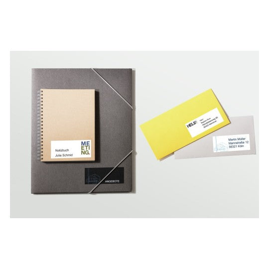 Multipurpose General-use Labelswith ultragrip, 64.6 x 33.8 mm, Colour Laser, Inkjet, Copier, B/W Laser, A4 - Al Masam Stationery LLC