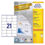 Multipurpose General-use Labelswith ultragrip, 70 x 41 mm A4 - Al Masam Stationery LLC