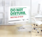 Repositional Adhesive-Free Self-Cling Signs for Laser Printers 190 x 135 mm, 2 Labels Per A4 Sheet, 10 Sheets) - White - Al Masam Stationery LLC