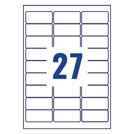 Tamper Proof Labels63.5 x 29.6 mm - Al Masam Stationery LLC