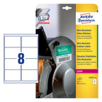 Ultra Resistant Outdoor Labels 99.1 x 67.7 mm - Al Masam Stationery LLC