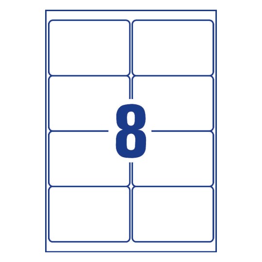 Ultra Resistant Outdoor Labels 99.1 x 67.7 mm - Al Masam Stationery LLC