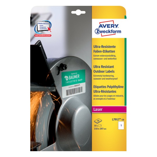 Ultra Resistant Outdoor Labels210 x 297 mm - Al Masam Stationery LLC Main image