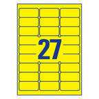 Weatherproof Film Labels 63.5 x 29.6 mm - Al Masam Stationery LLC