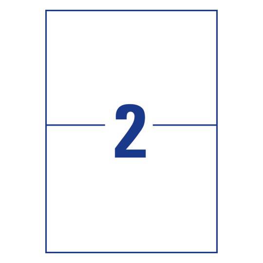 Weatherproof film labels210 x 148 mm - Al Masam Stationery LLC