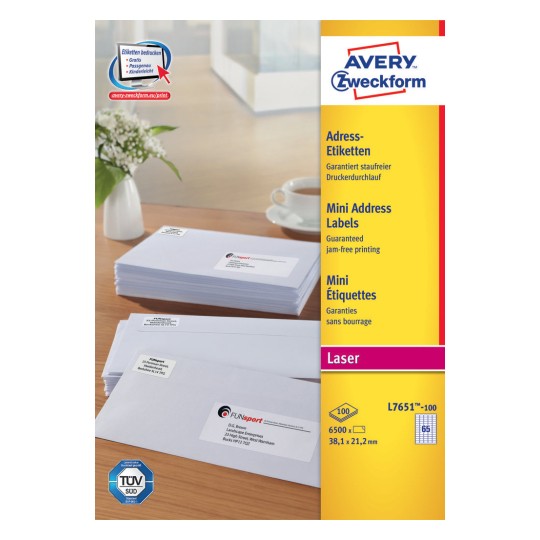 Address Labels 38.1 x 21.2 mm - Al Masam Stationery LLC Main image
