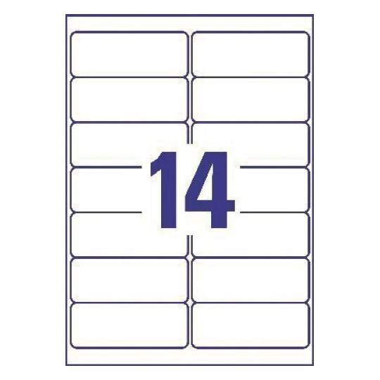 Avery Address Labels 99.1 x 38.1 mm - L7563-25 - Al Masam Stationery LLC