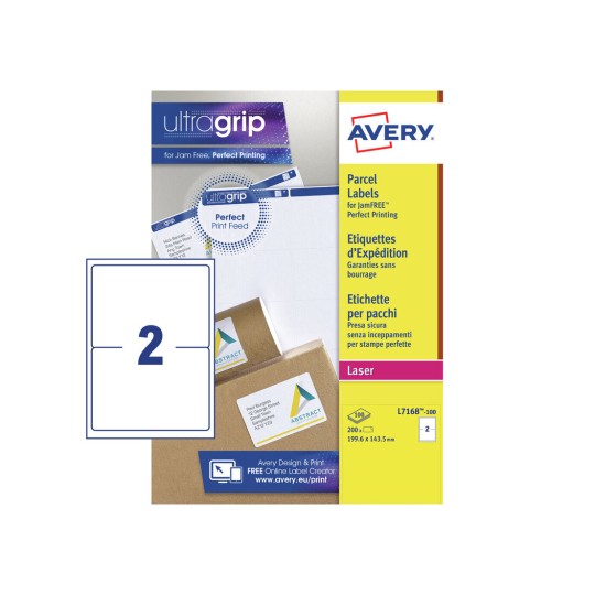 Mailing labels 199.6 x 143.5 mm Secondary image