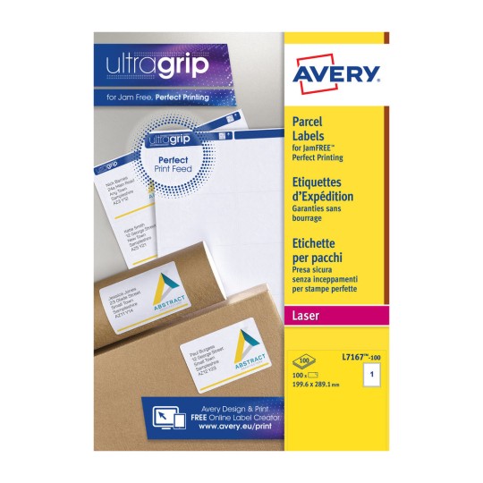 Mailing labels199.6 x 289.1 mm, Colour Laser, B/W Laser - Al Masam Stationery LLC Main image